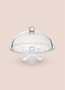 Hermia Plato para Servir Pasteles Transparente CAM0497